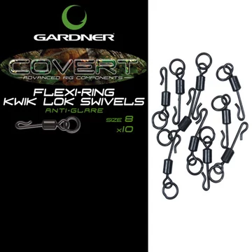 Gardner Covert Flexi Ring Kwik Lok Swiwel gyorskapcsos karikás forgó