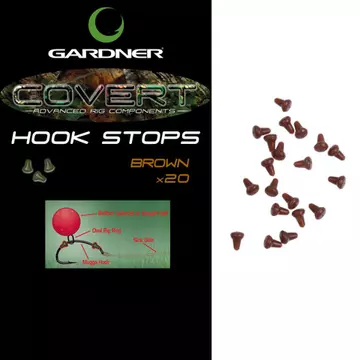 Gardner Covert Hook Stops horogstopper iszap