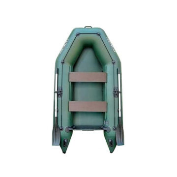 Kolibri Standard KM-245 gumicsónak zöld merev padlóval