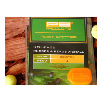 PB Products Heli Chod Rubber & Beads X-Small