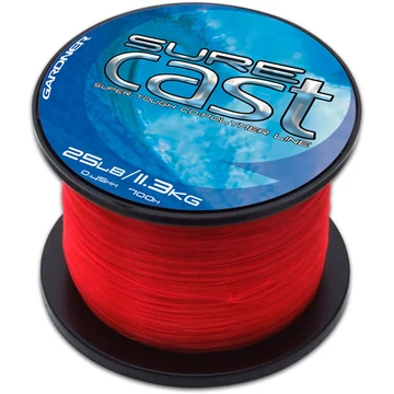 Gardner Sure Cast monofil zsinór 0.30 piros