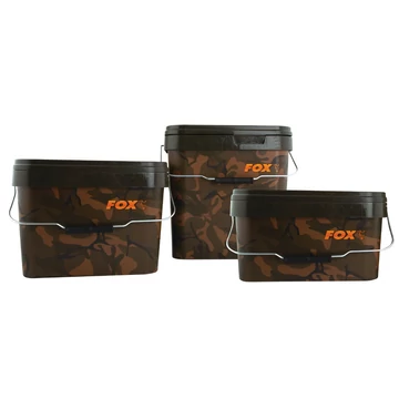 Fox Camo Square Bucket terepmintás vödör