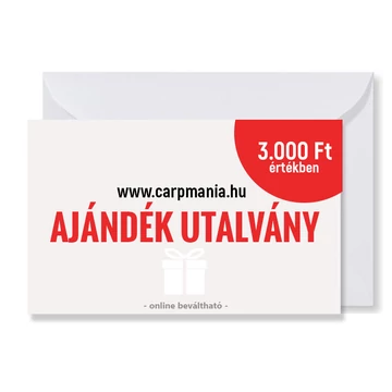 Carpmania ajándék utalvány 3.000.- Ft