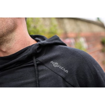 Korda Lightweight Hoodie Black kapucnis felső
