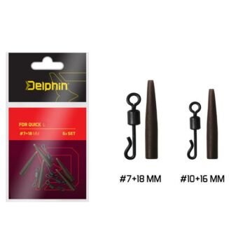 Delphin FDR Quick Set feeder gyorskapocs 5db #7+18mm
