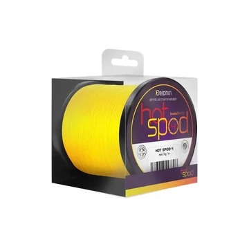 Delphin Hot Spod sárga fonott zsinór 0,14mm 9,1kg 300m