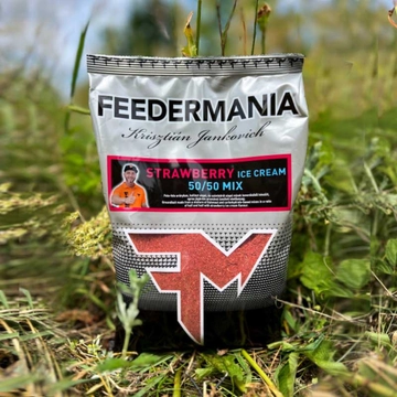 Feedermania 50/50 Mix Groundbait etetőanyag Strawberry Ice Cream