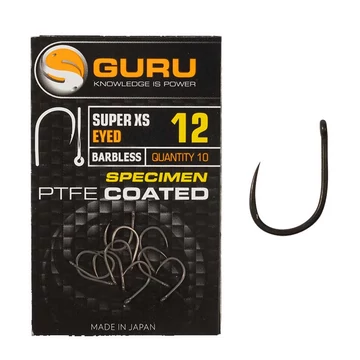 Guru Super XS Eyed Hooks szakáll nélküli horog