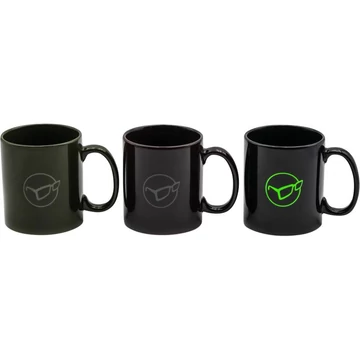 Korda Mug Glasses Logo porcelán bögre