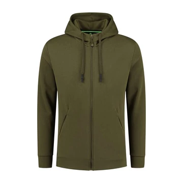 Korda Kore Zip Pro Hoodie Olive cipzáros kapucnis felső