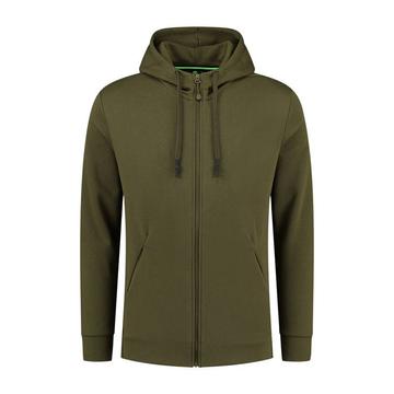 Korda Kore Zip Pro Hoodie Olive cipzáros kapucnis felső