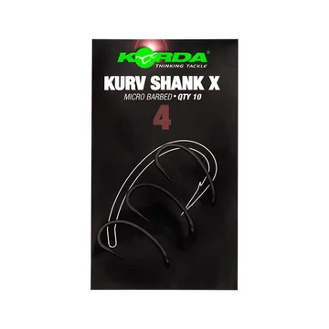 Korda Kurv Shank X erősített pontyozó horog