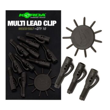 Korda Multi Lead Clip Pin Weed/Silt  ólomklipsz