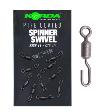 Korda PTFE Spinner Swivel XX forgó Size 11