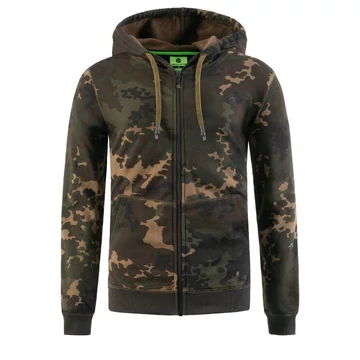 Korda Zip Hoodie Dark Kamo cipzáras kapucnis felső