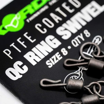 Korda PTFE QC Ring Swivel gyorskapcsos karikás forgó