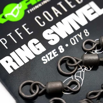 Korda PTFE Ring Swivel karikás forgó 8-as