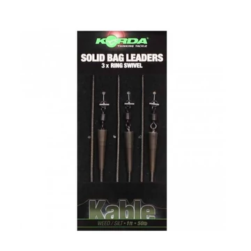 Korda Solidz PVA Bag Leaders előkötött szerelék PVA tasakhoz 3db