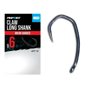 Nash Pinpoint Claw Long Shank pontyozó horog
