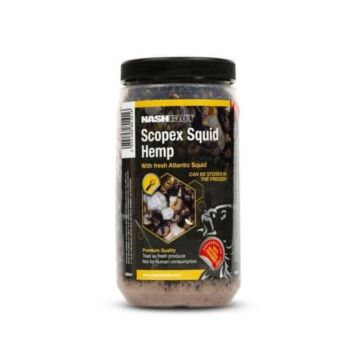 Nash Scopex Squid Hemp tintahalas főtt kender 2,5l