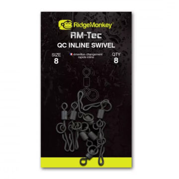 RidgeMonkey Rm-Tec Quick Change Inline Swivel gyorskapocs