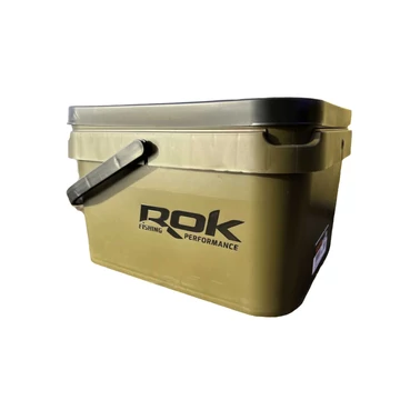 Rok Square Bait Bucket szögletes csalis vödör zöld