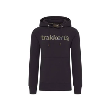 Trakker CR Logo Hoody Black Camo kapucnis felső