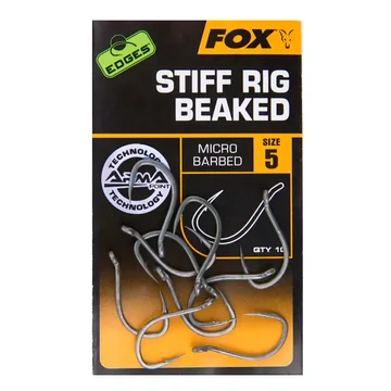 Fox Edges Armapoint  Stiff Rig Beaked Hook pontyozó horog 5