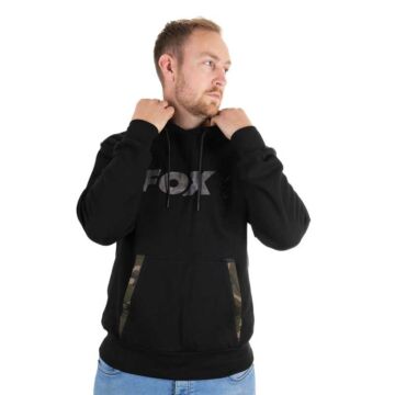 Fox Black Camo Print Hoody kapucnis pulóver