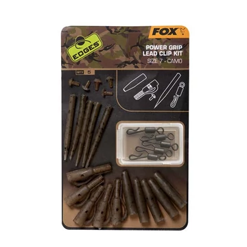 Fox Edges Camo Power Grip Lead Clip Kit ólomklipsz szett