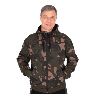 Fox Camo Full Zip Premium 310 Hoodie kapucnis felső