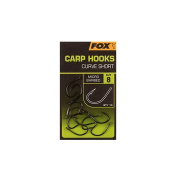 Fox Curve Shank Short Hook pontyozó horog