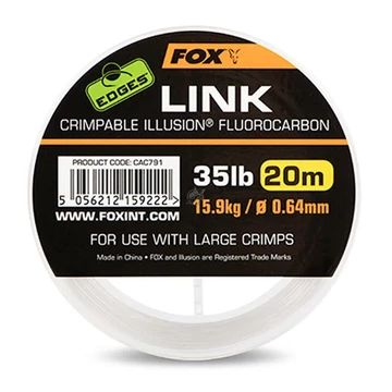 Fox Edges Link Illusion fluorocarbon előkezsinór 25lb