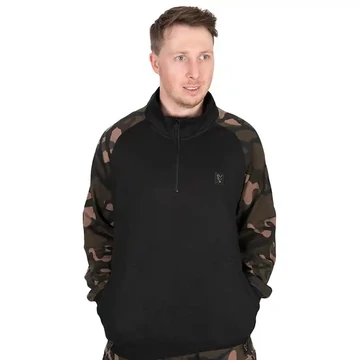 Fox LW Black / Camo QTR Zip felső