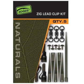 Fox Naturals Zig Lead Clip Kit Zig Rig ólomklipsz szett