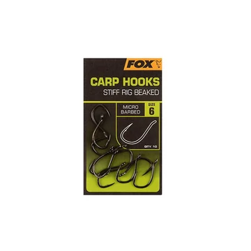 Fox Stiff Rig Beaked Hook pontyozó horog