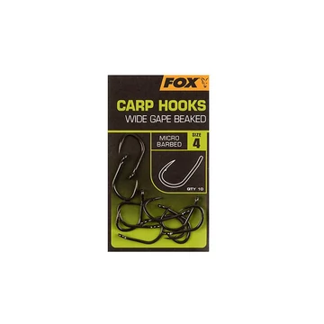 Fox Wide Gape Beaked Hook pontyozó horog