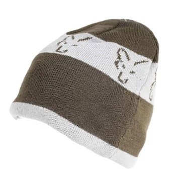 Fox Green Silver Beanie téli sapka