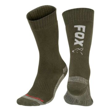 Fox Green / Silver Thermolite Long Sock zokni 44-47