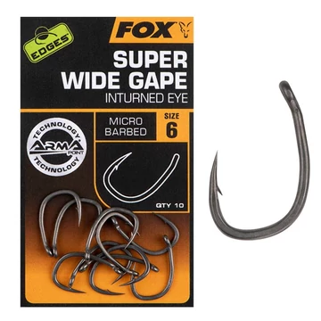 Fox Edges Armapoint Super Wide Gape Inturned Eye pontyozó horog 4