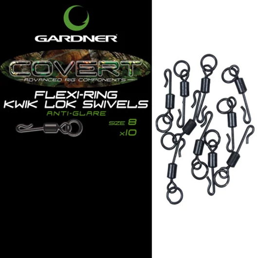 Gardner Covert Flexi Ring Kwik Lok Swiwel gyorskapcsos karikás forgó