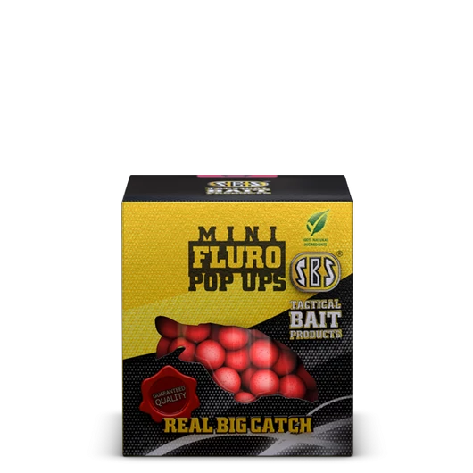 SBS Mini Fluro Pop Ups lebegő bojli 8mm