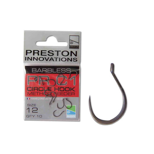 Preston PR C1 Circle Method Feeder szakáll nélküli horog
