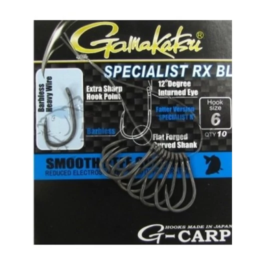 Gamakatsu G-Carp Specialist BL szakáll nélküli pontyozó horog