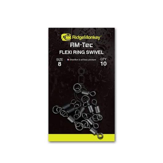 RidgeMonkey RM-Tec Flexi Ring Swivel karikás forgó