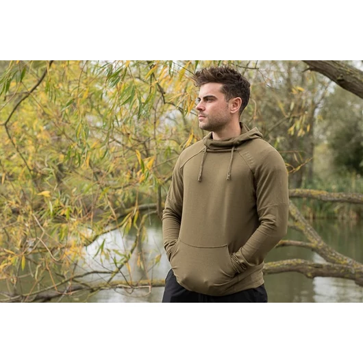 Korda Lightweight Hoodie Olive kapucnis felső