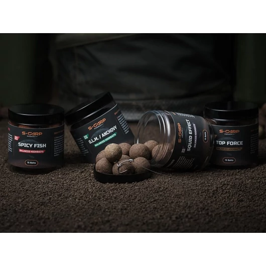 S-Carp Balanced Hardened Hookbaits keményített horogcsali