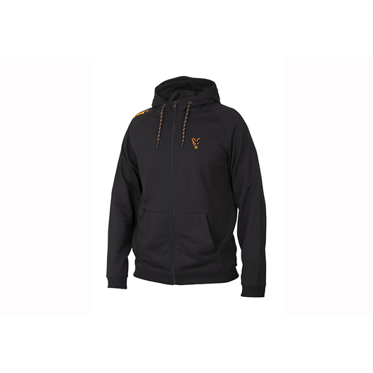 Fox Collection Orange & Black Lightweight Hoody zipzáras felső