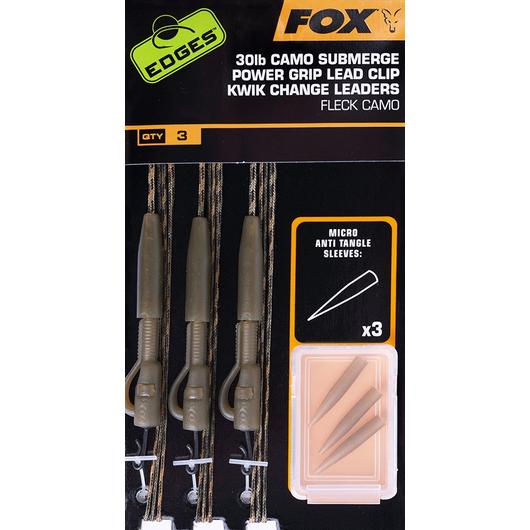 Fox Submerge Power Grip Lead Clip Kwik Change Leaders 3db