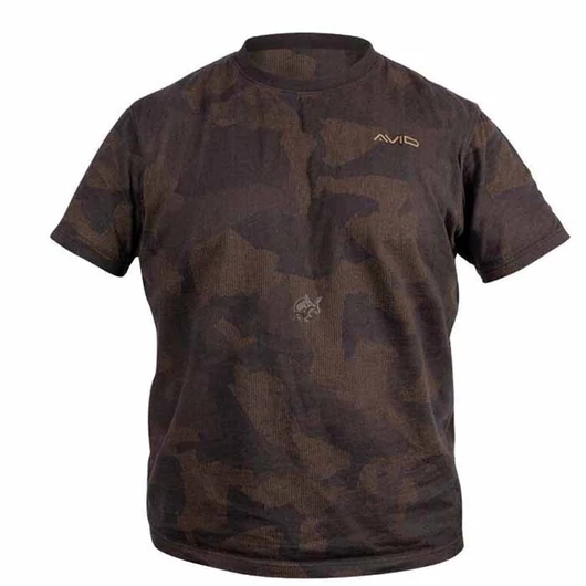 Avid Carp Distortion Camo T-Shirt póló L